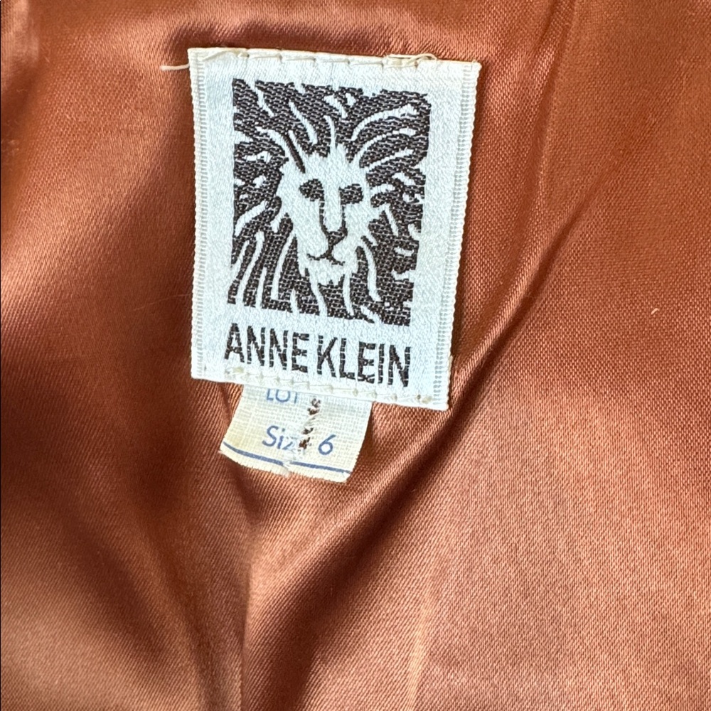 Vintage Union Made Anne Klein Camel Western Suede Fringe Jacket Size 6 - Picture 6 of 11